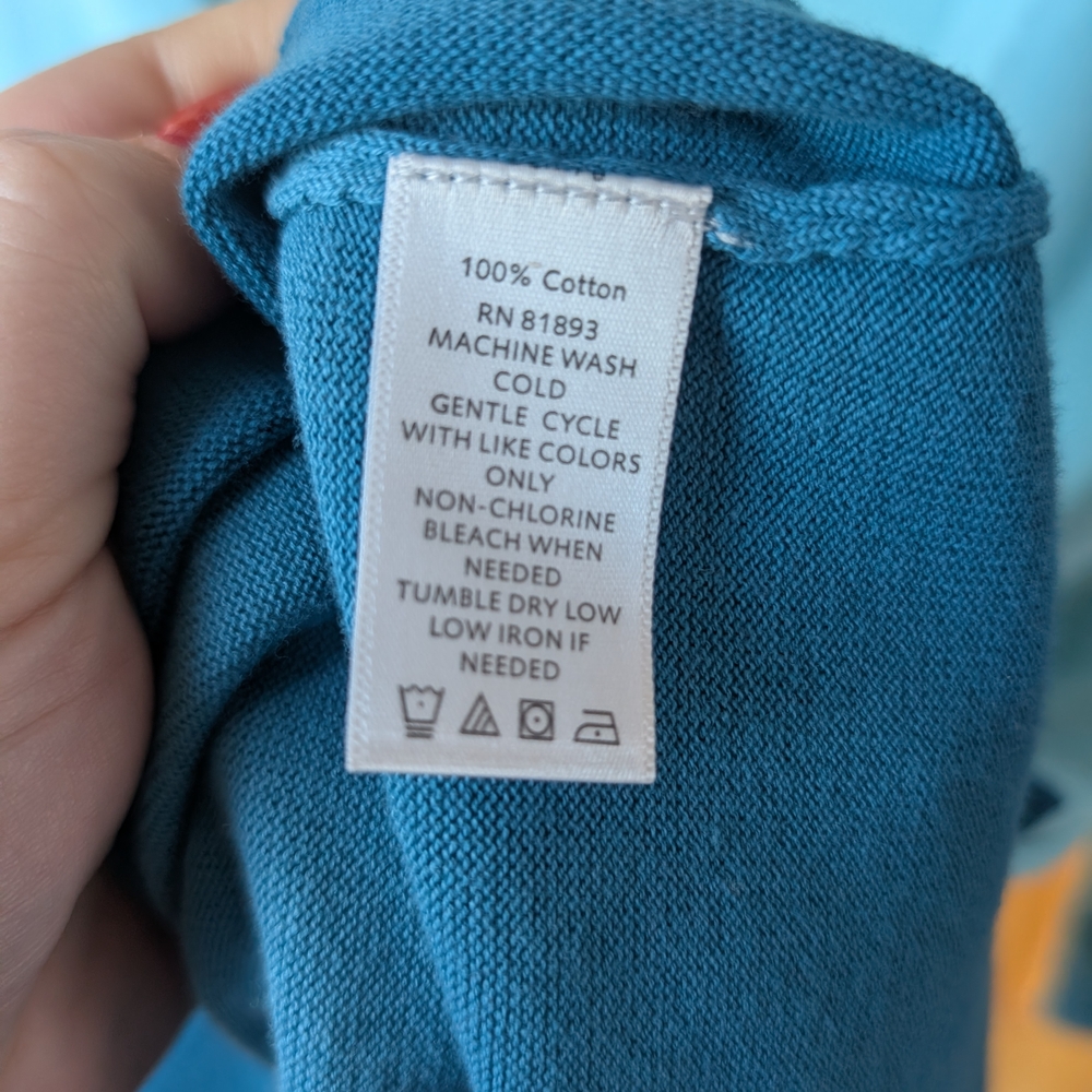 Isaac Mizrahi Blue Ombre Cardigan - Picture 4 of 7